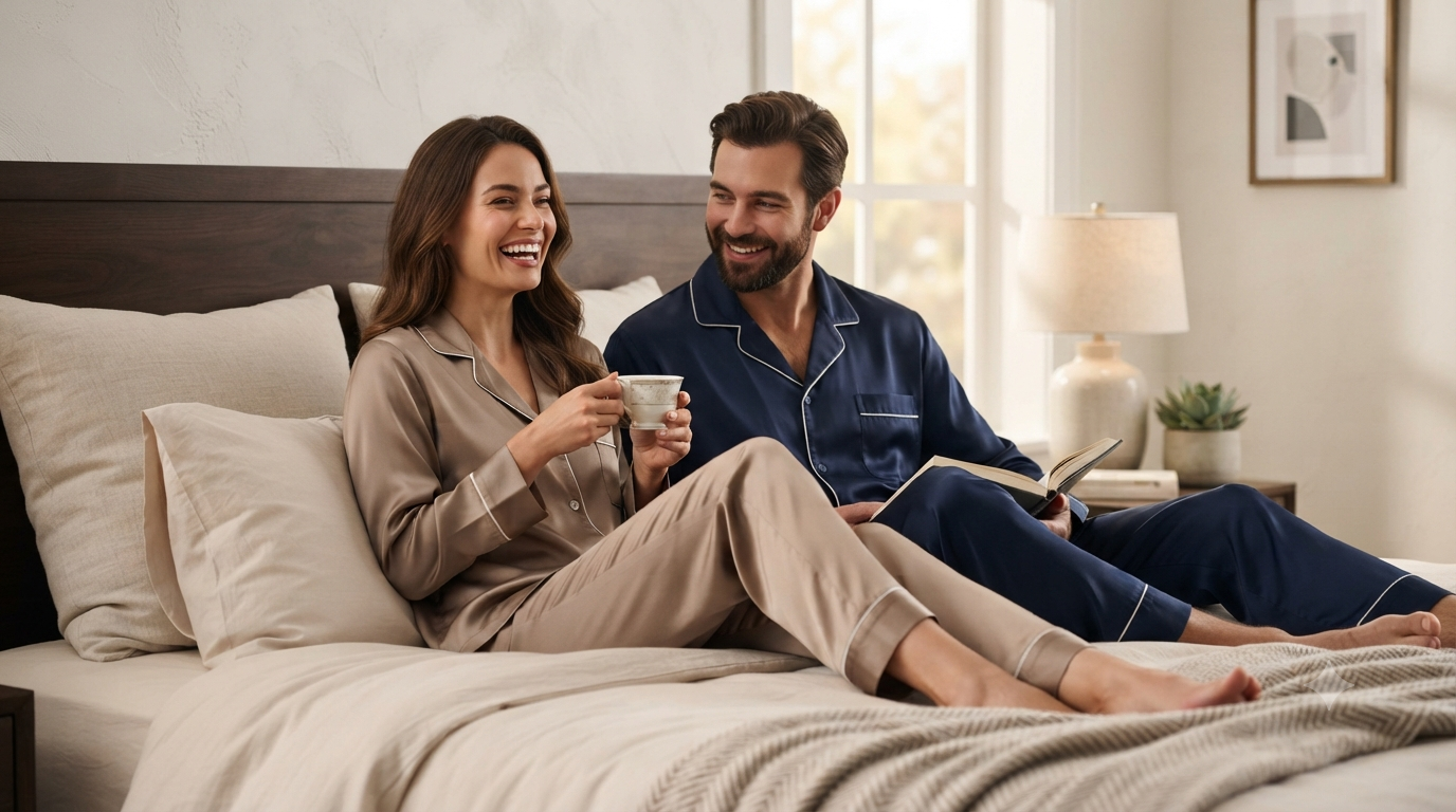 Boutique pyjama-en-soie : pyjamas en soie pour femme et homme