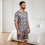 Pyjama en soie homme court luxe