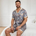 Pyjama en soie homme court luxe