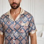 Pyjama en soie homme court luxe