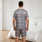 Pyjama en soie homme court luxe