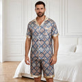 Pyjama en soie homme court luxe