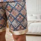 Pyjama en soie homme court luxe